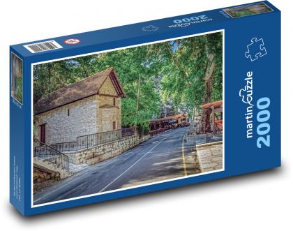 Kirche - Straße, Zypern - Puzzle - 2000 Teile