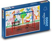 Dětské hřiště  Puzzle 2000 dílků - 90 x 60 cm