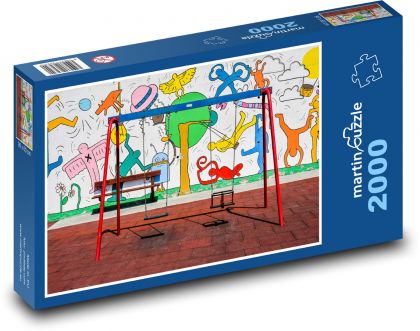 Dětské hřiště  - puzzle 2000 dílků
