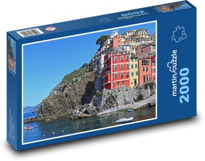 Cinque Terre - Taliansko, dedina - Puzzle 2000 dielikov, rozmer 90x60 cm 