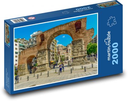 Arch Of Galerius - Řecko, Soluň - Puzzle 2000 dílků, rozměr 90x60 cm