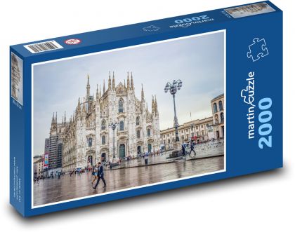 Piazza del Duomo - Quadrat, Italien - Puzzle - 2000 Teile