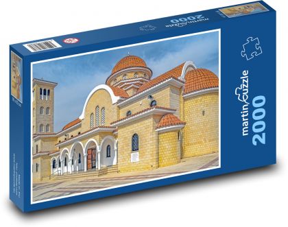 Kláštor - Agios Raphael, Cyprus - Puzzle 2000 dielikov, rozmer 90x60 cm 