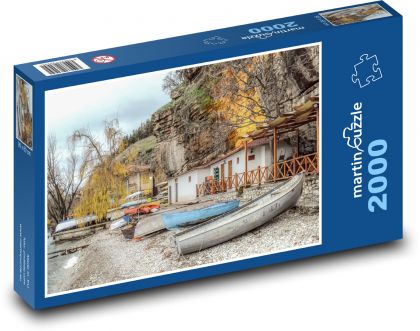 Beach - boats, landscape - Puzzle 2000 pieces, size 90x60 cm 