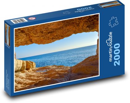Caves by the sea - nature, ocean - Puzzle 2000 pieces, size 90x60 cm 