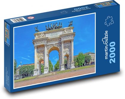 Arco Della Pace - arch, Italy - Puzzle 2000 pieces, size 90x60 cm 