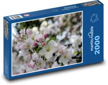 Różowy kwiat - kwiaty, wiosna Puzzle 2000 elementów - 90x60 cm