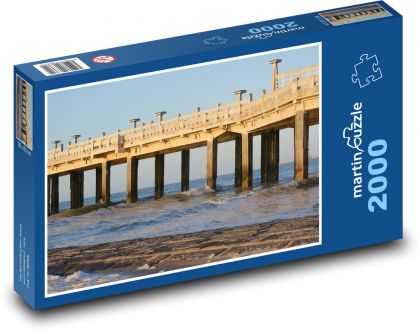 Pier - sea, Blankenberge - Puzzle 2000 pieces, size 90x60 cm 