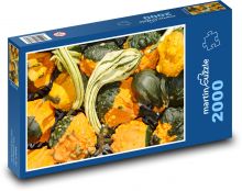 Dýně - zelenina, sklizeň Puzzle 2000 dílků - 90 x 60 cm