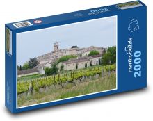 Vineyards - church, buildings Puzzle 2000 pieces - 90 x 60 cm