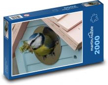 Tit bruise - booth, bird Puzzle 2000 pieces - 90 x 60 cm