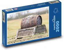 Old barrel - pole, barrel Puzzle 2000 pieces - 90 x 60 cm