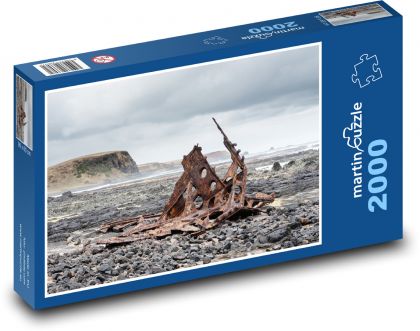 Schiffswrack - Strand, Australien - Puzzle - 2000 Teile