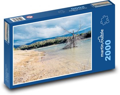 See - Wasser, Sonnenuntergang - Puzzle - 2000 Teile