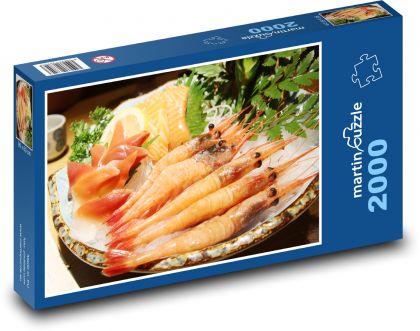 Shrimp - seafood, food - Puzzle 2000 pieces, size 90x60 cm 