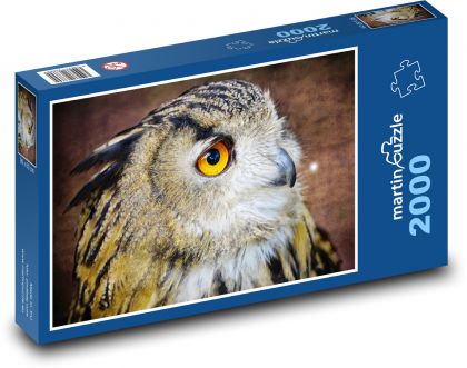 Virginia-Uhu - Vogel, Raubtier - Puzzle - 2000 Teile
