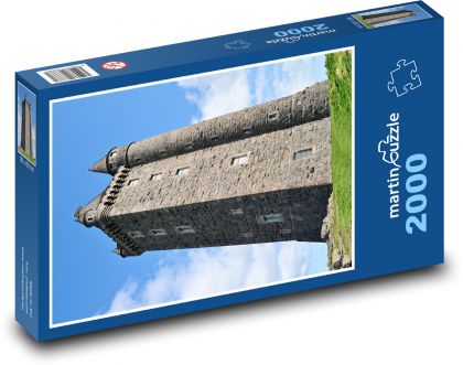 Věž - Irsko, historie - Puzzle 2000 dílků, rozměr 90x60 cm