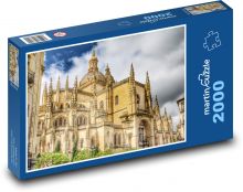 Segovia - Španělsko, architektura Puzzle 2000 dílků - 90 x 60 cm
