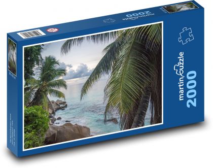 Seychellen - Meer, Palmen - Puzzle - 2000 Teile