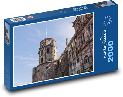 Zamek w Heidelbergu, Niemcy - Puzzle 2000 elementów, rozmiar 90x60 cm
