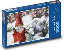 Santa Claus - Christmas time, decorations Puzzle 2000 pieces - 90 x 60 cm