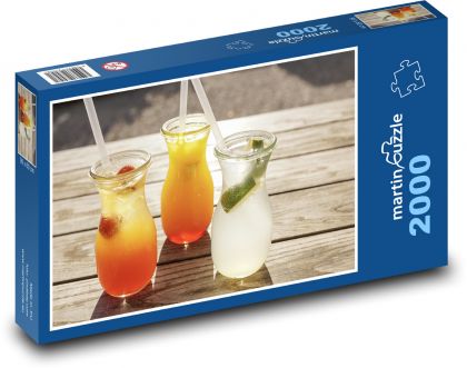 Nápoj - limonáda, občerstvenie - Puzzle 2000 dielikov, rozmer 90x60 cm 