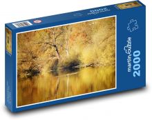 Krajina - jeseň, voda Puzzle 2000 dielikov - 90 x 60 cm