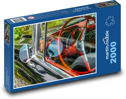 Chevrolet - vozidlo, auto - Puzzle 2000 dílků, rozměr 90x60 cm