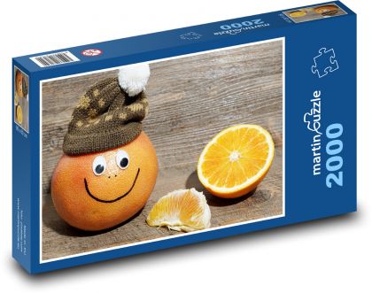 Grapefruit - Orange, Frucht - Puzzle - 2000 Teile