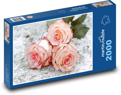 Rosen - Blumen, Liebe - Puzzle - 2000 Teile