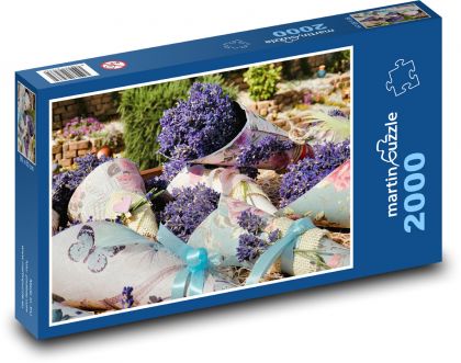 Lavender - flowers, bouquet - Puzzle 2000 pieces, size 90x60 cm 