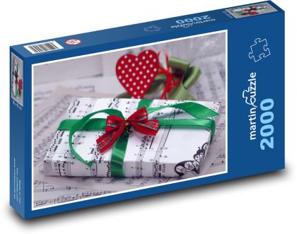 Gift - darling, heart - Puzzle 2000 pieces, size 90x60 cm 