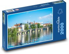 Česká republika - Písek, rieka Puzzle 2000 dielikov - 90 x 60 cm