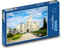 Hluboká - Česká republika, zámek Puzzle 2000 - 90x60 cm