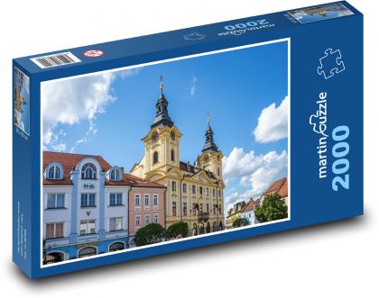 Písek - Česká republika, budovy - Puzzle 2000 dielikov, rozmer 90x60 cm 