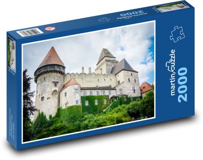 Zamek Heidenreichstein - Austria, twierdza - Puzzle 2000 elementów, rozmiar 90x60 cm
