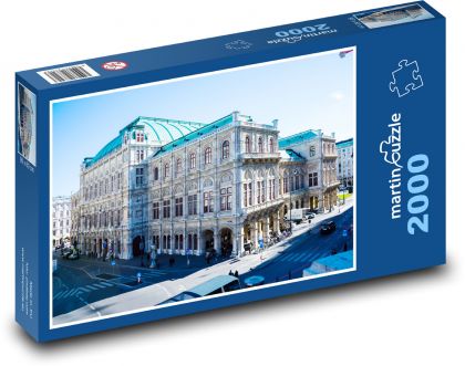 Státní opera Vídeň - Rakousko, divadlo - Puzzle 2000 dílků, rozměr 90x60 cm