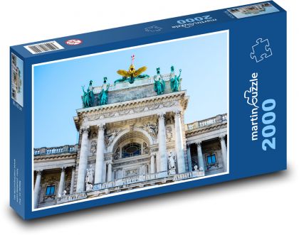 Palác Hofburg - Vídeň, Rakousko - puzzle 2000 dílků