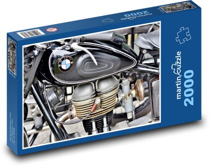 Motorcycle - BMW, engine - Puzzle 2000 pieces, size 90x60 cm 