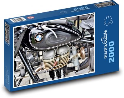 Motorcycle - motorcycle engine - Puzzle 2000 pieces, size 90x60 cm 