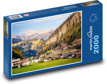Południowe Włochy - Tyrol, Alpy - Puzzle 2000 elementów, rozmiar 90x60 cm