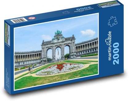 Belgia - Bruksela, łuk - Puzzle 2000 elementów, rozmiar 90x60 cm