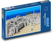 Zrúcaniny - Cyprus, krajina Puzzle 2000 dielikov - 90 x 60 cm