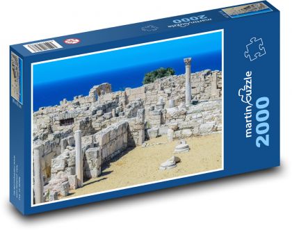Zrúcaniny - Cyprus, krajina - Puzzle 2000 dielikov, rozmer 90x60 cm 