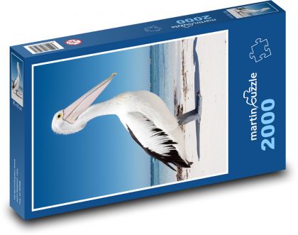 Australischer Pelikan - Wasservogel, Meer - Puzzle - 2000 Teile
