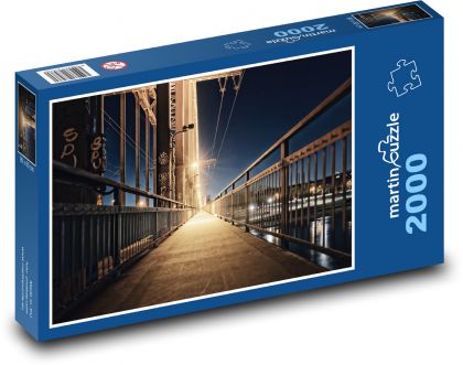 Most - cestovanie, mesto - Puzzle 2000 dielikov, rozmer 90x60 cm 