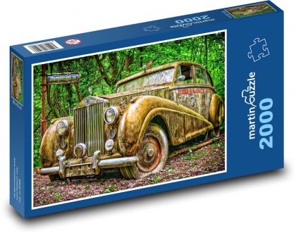 Rolls Royce - limousine, car - Puzzle 2000 pieces, size 90x60 cm 