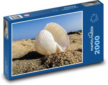Shell - pláž, shell - Puzzle 2000 dielikov, rozmer 90x60 cm 
