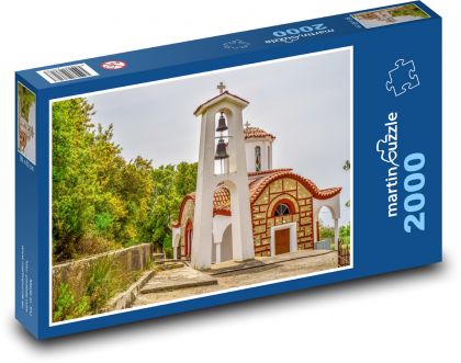 Kostel - architektura, náboženství  - Puzzle 2000 dílků, rozměr 90x60 cm