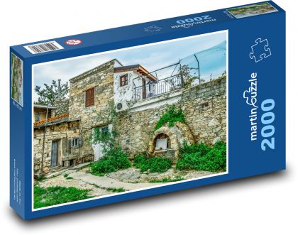 Starý dům - architektura, budova - Puzzle 2000 dílků, rozměr 90x60 cm